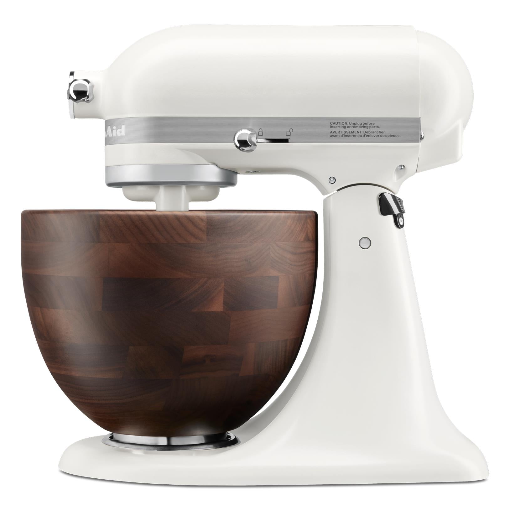 KitchenAid KSM156 4.7L Artisan Stand Mixer with Walnut Wood Bowl