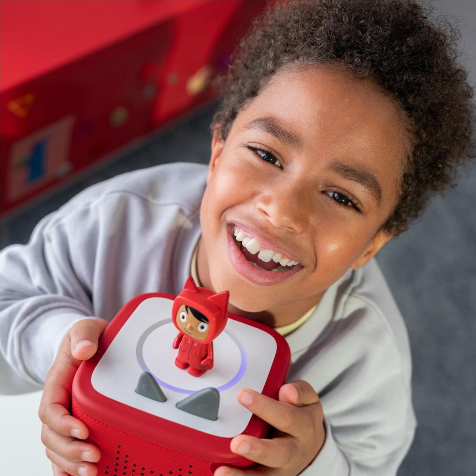 tonies Toniebox 2 Starter Set Creative Tonie Rubie (Sunset Red)