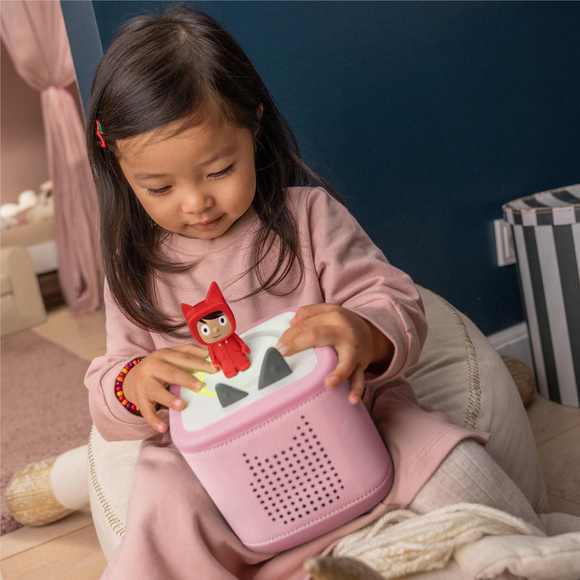 tonies Toniebox 2 Starter Set Creative Tonie Rubie (Cloud Pink)