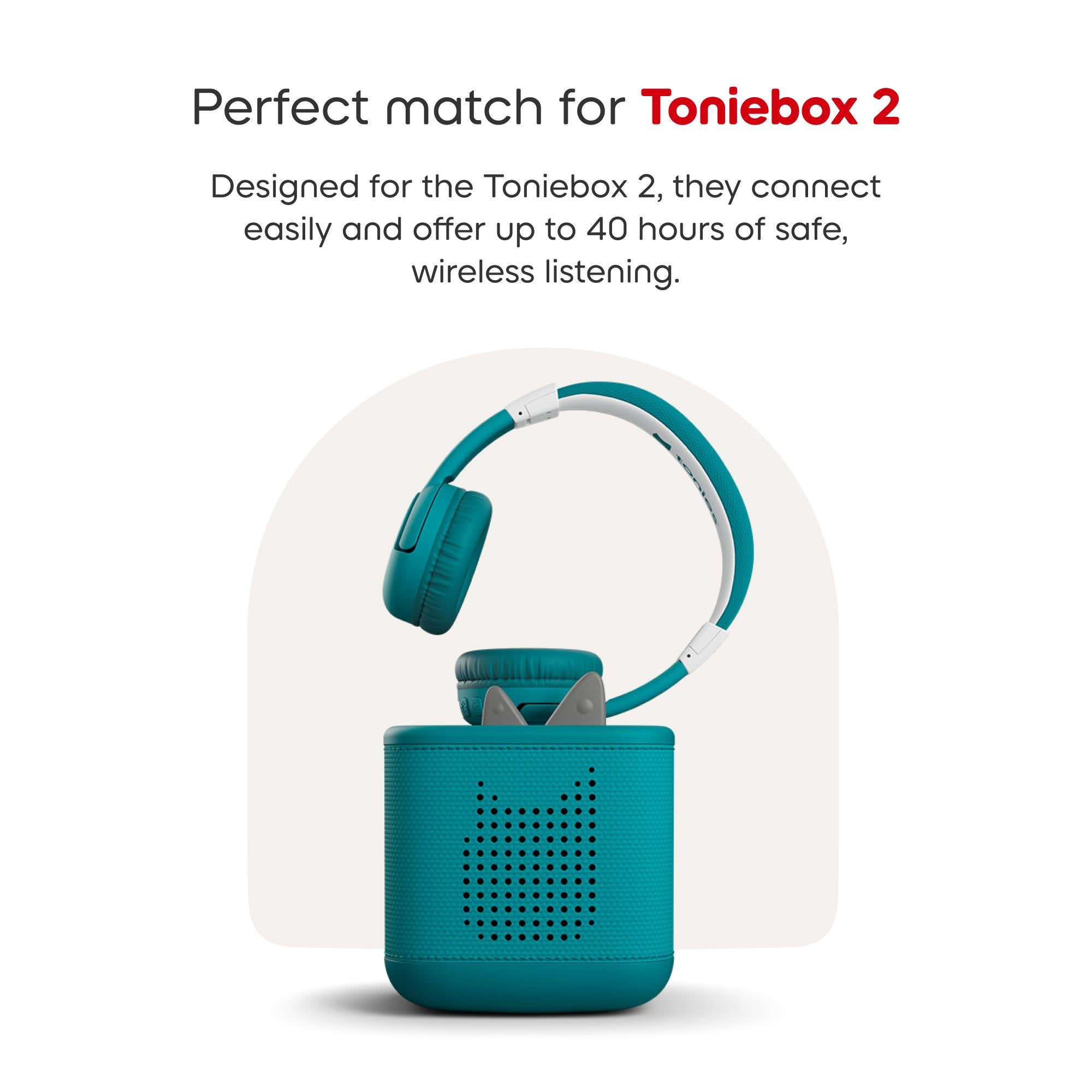 tonies Bluetooth Headphones (Tropical Teal)