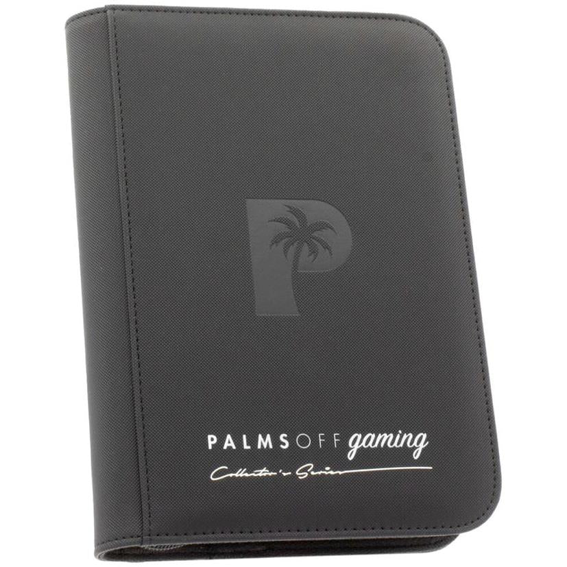Palms Off Collector's Series 4 pocket zip binder in black - Trading Card Games at Tech Supply Shed NZ