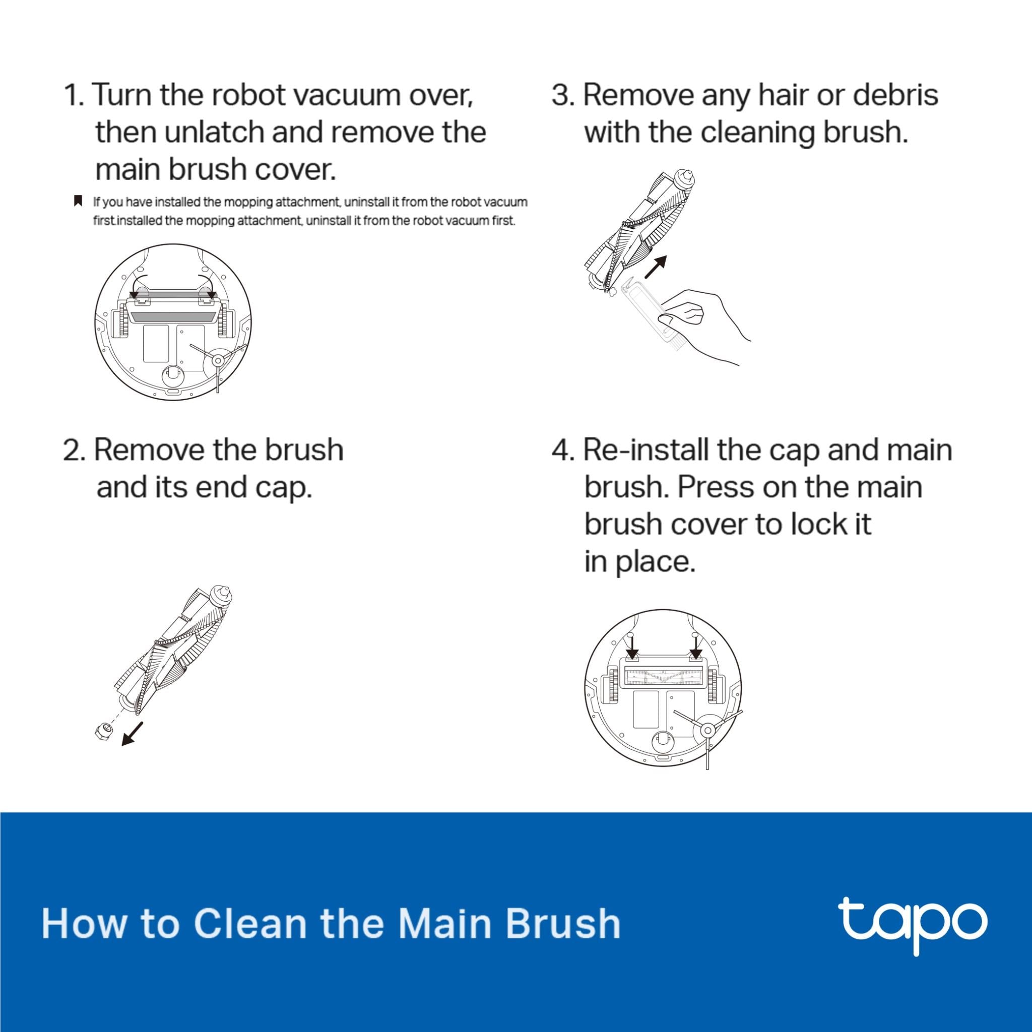 TP-Link Tapo RVA105 Robot Vac Replacement Kit