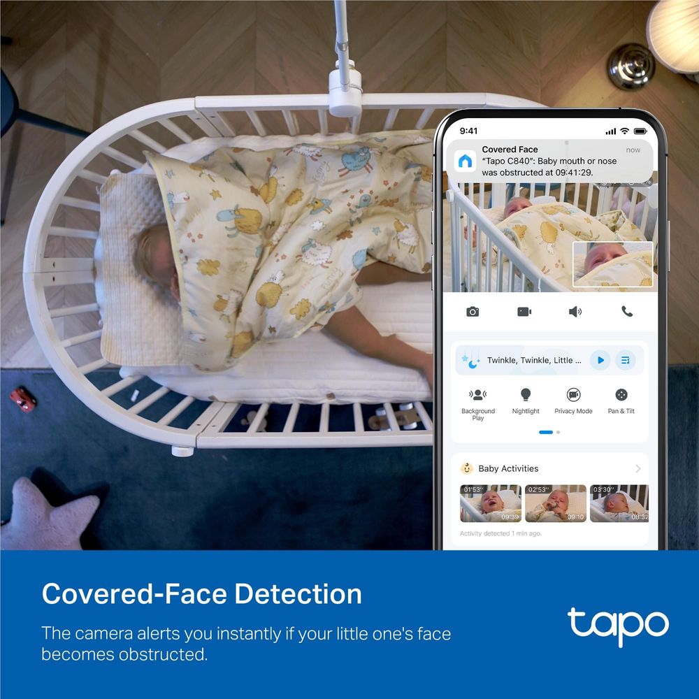 TP-Link Tapo C840 Dual Lens Smart Baby Camera