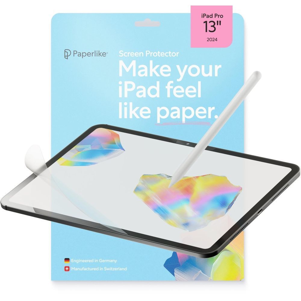 Paperlike screen protector for iPad Pro 13-inch, matte film retail package