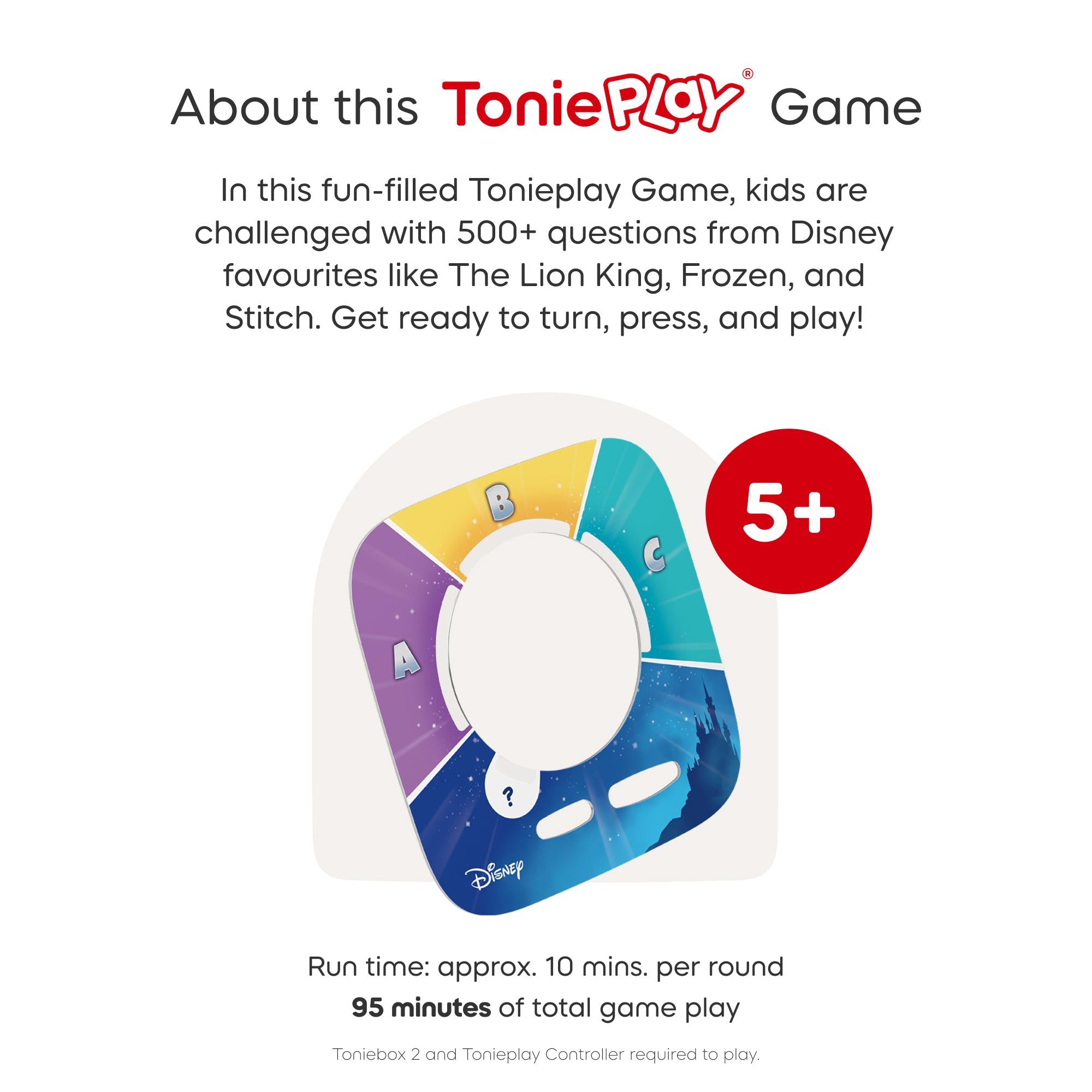tonies Tonieplay Game (Disney: Quiz Kingdom)