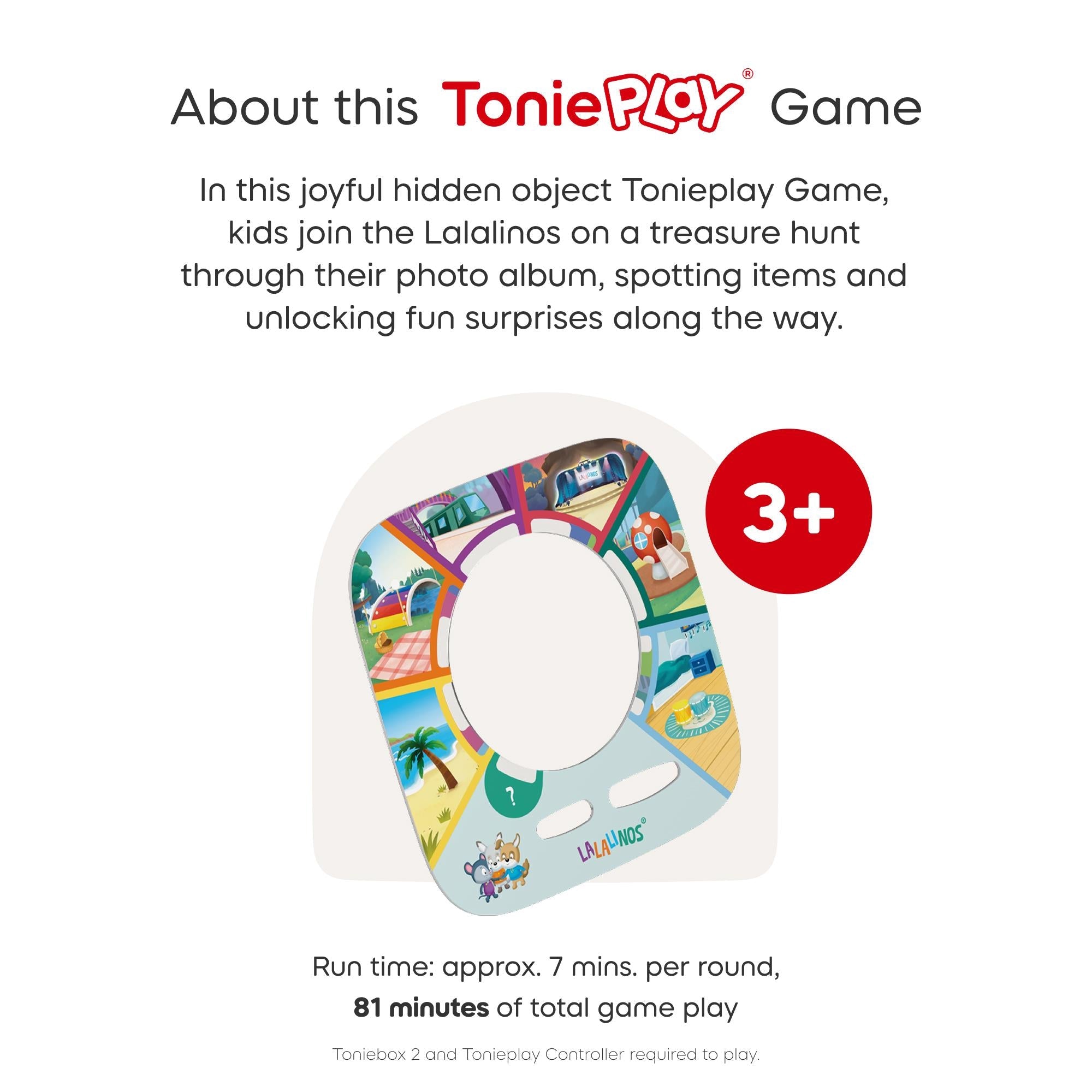 tonies Tonieplay Game (Lalalinos: Find The Photo)