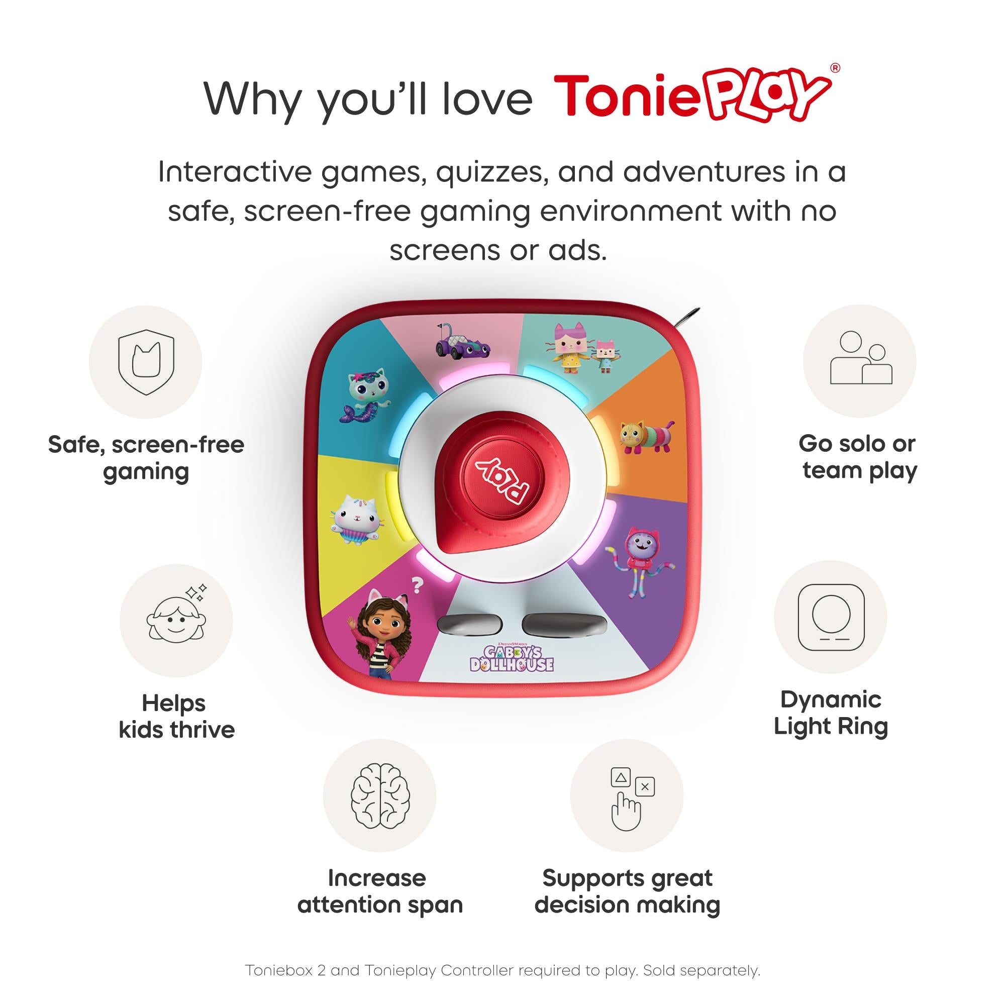 tonies Tonieplay Game (Gabby's Dollhouse: Gabby's Cat-Tastic Scavenger Hunt)