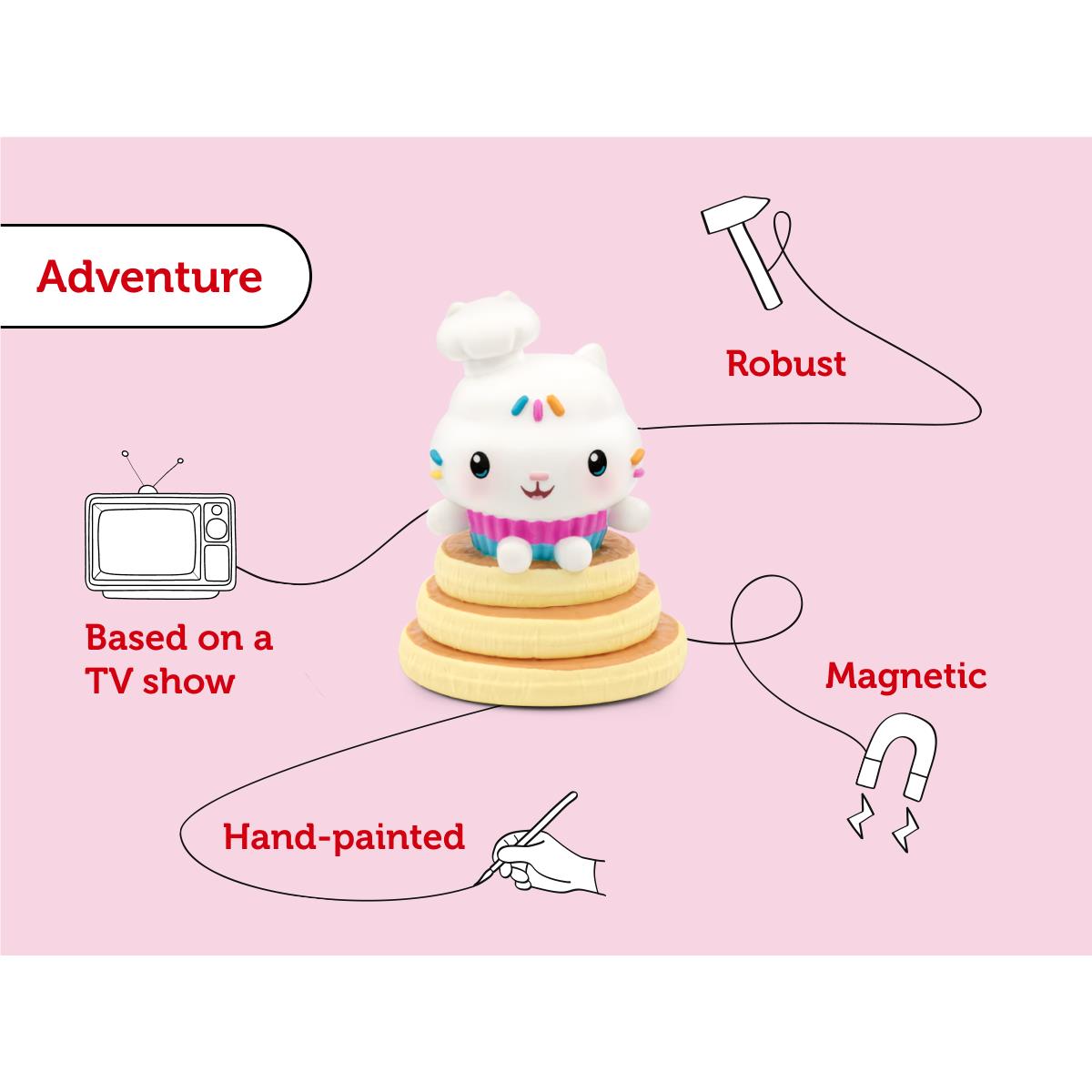 tonies Audio Character (Gabby's Dollhouse - Cakey Cat)