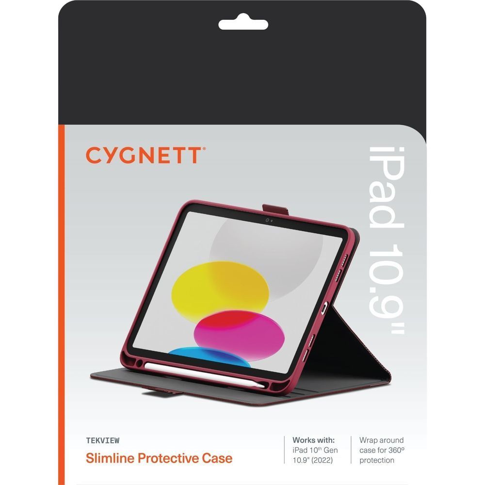 Cygnett TekView Slimline Protective Case retail package for iPad 10th Gen