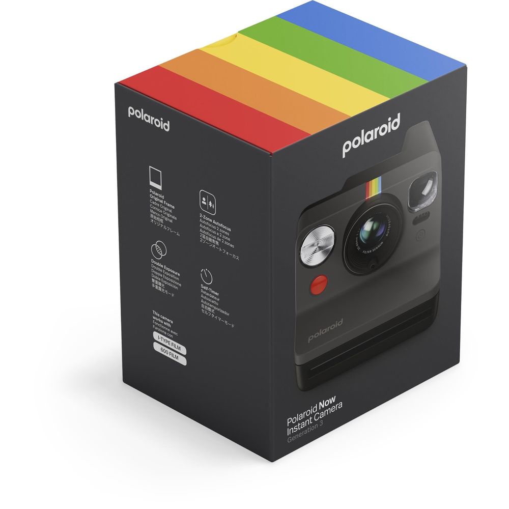 Polaroid Now Generation 3 Instant Camera (Black)