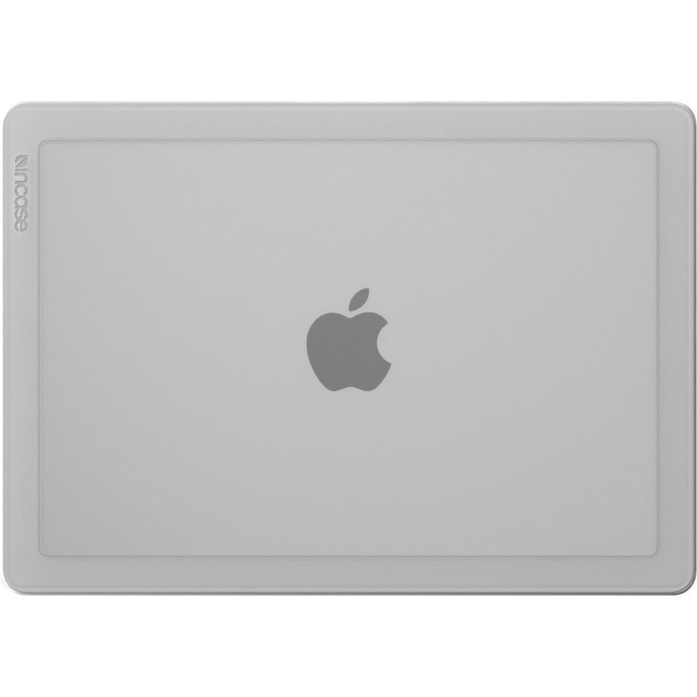 Clear hardshell case for 14in MacBook Pro, front shell with Apple logo