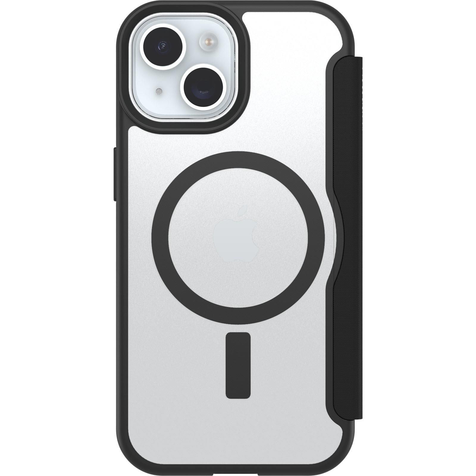 Otterbox React Folio MagSafe Case for iPhone 16e/15/14/13 (Black Crystal)