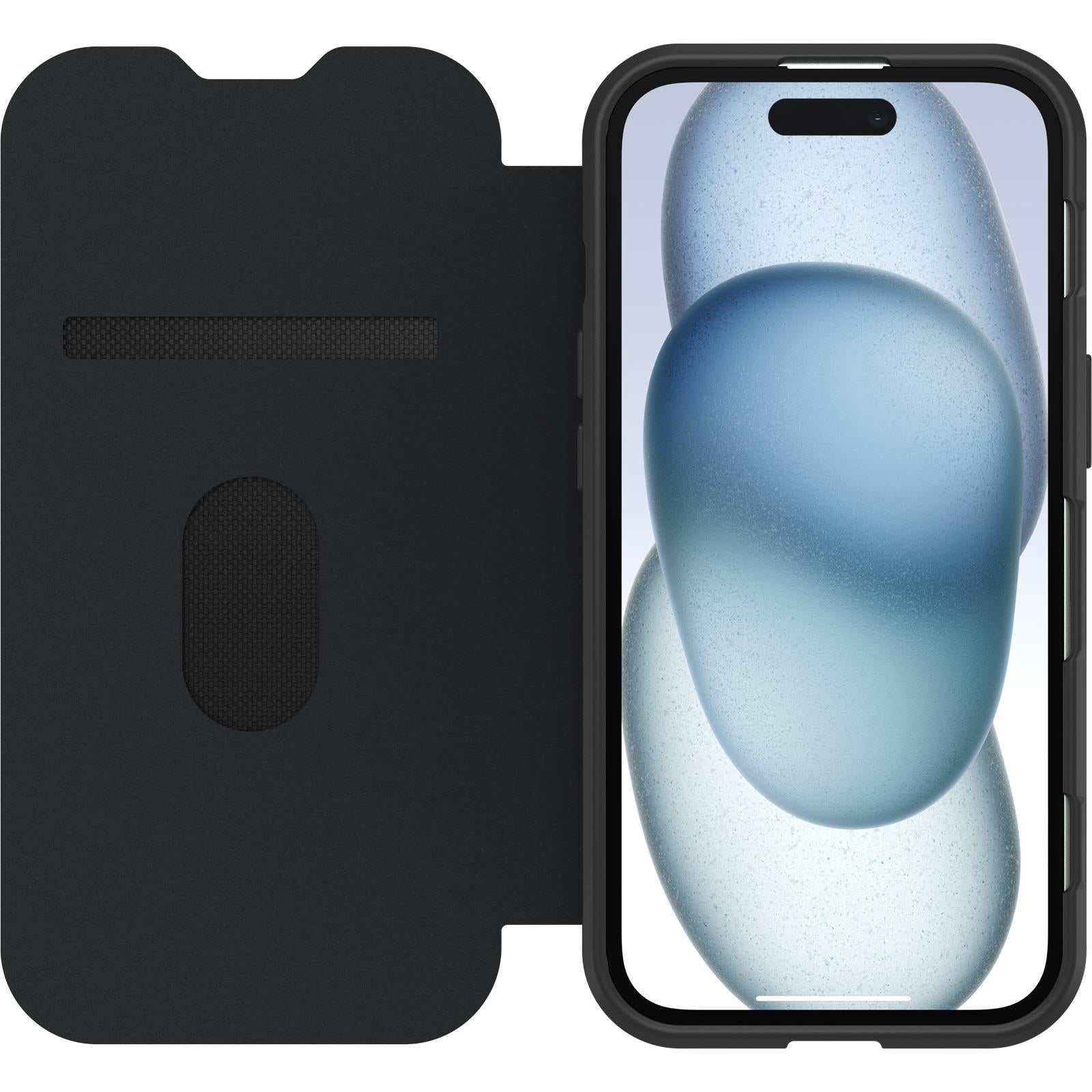 Otterbox React Folio MagSafe Case for iPhone 16e/15/14/13 (Black Crystal)