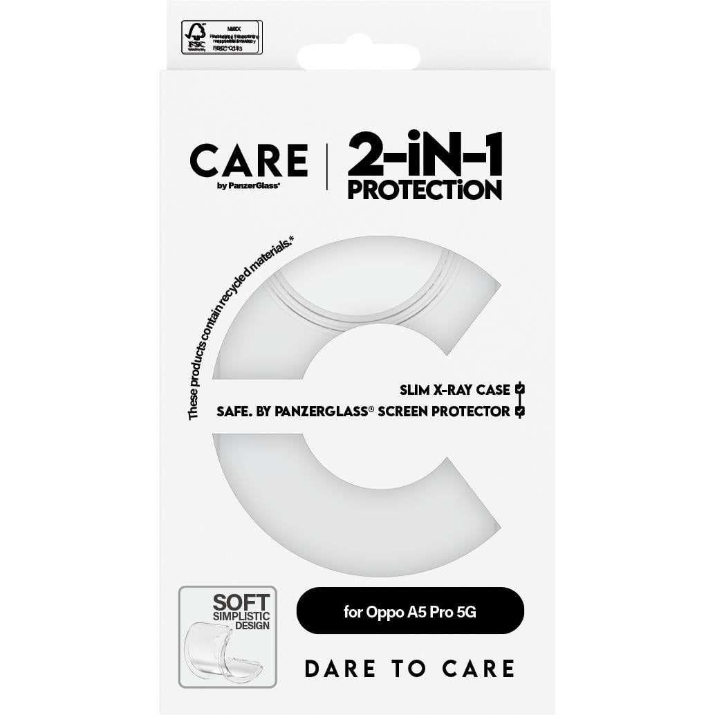 CARE by Panzer Fashion 2-in-1 Protection Bundle for Oppo A5 Pro 5G