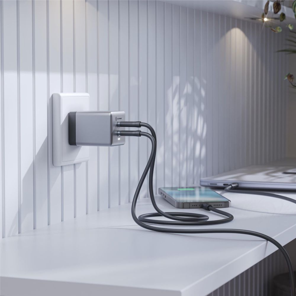 ALOGIC Rapid Power 70W Cube GaN Dual USB-C Charger