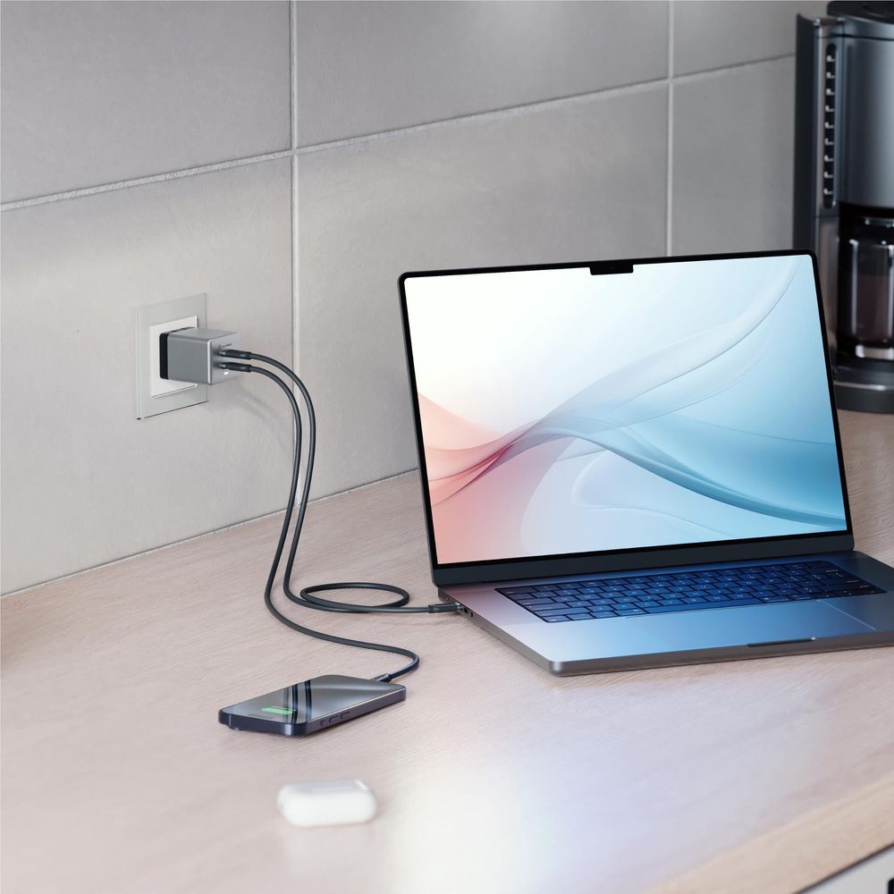 ALOGIC Rapid Power 70W Cube GaN Dual USB-C Charger