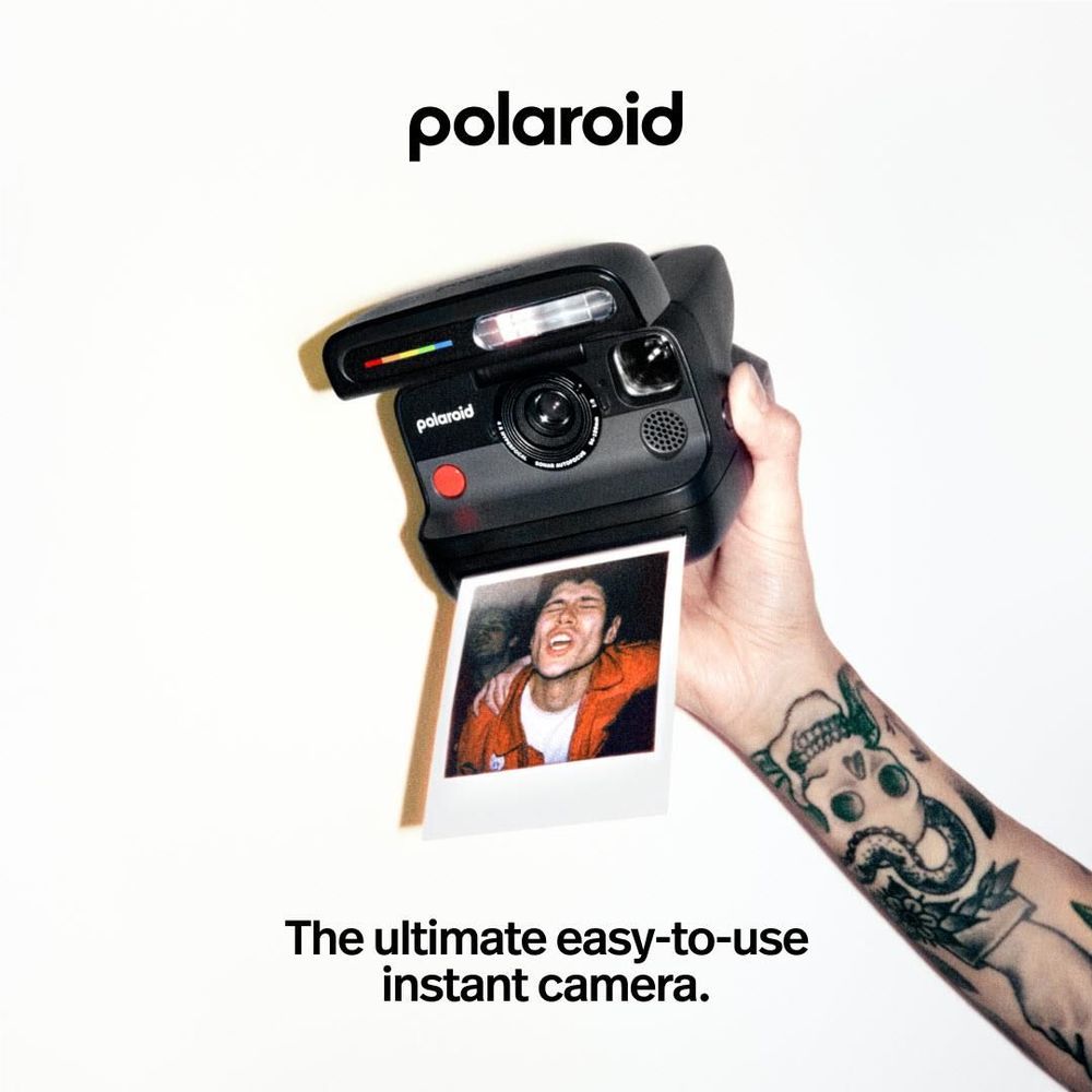 Polaroid Flip Instant Camera (Black)