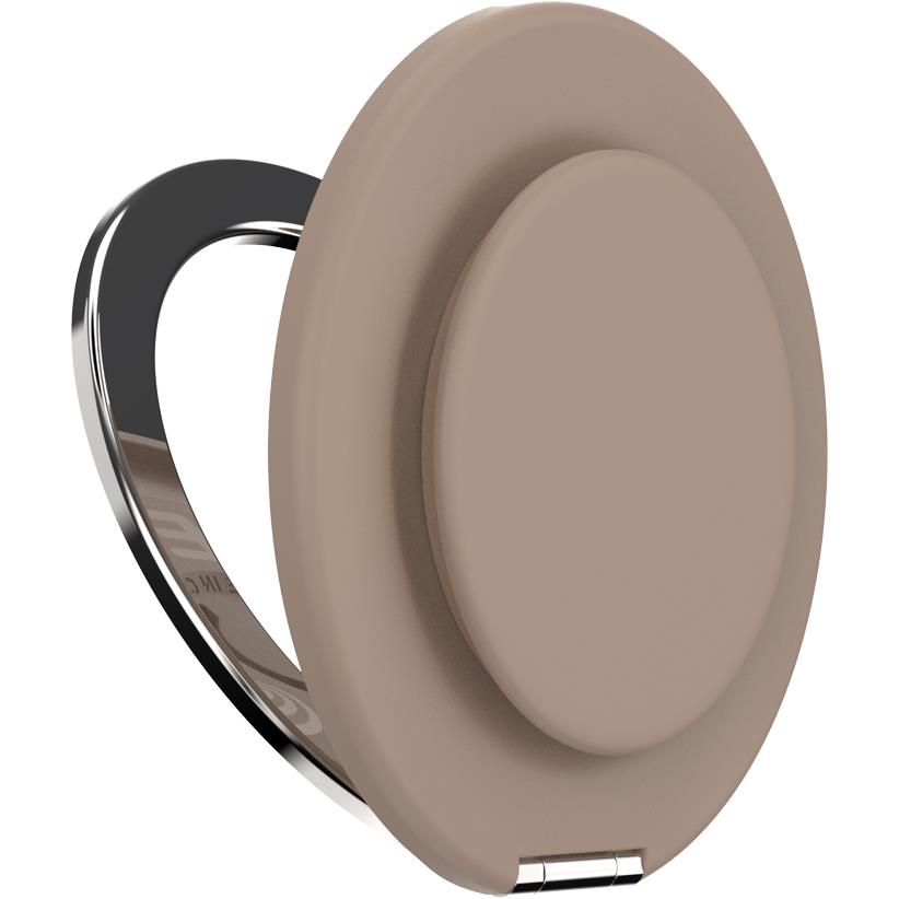 Popsockets MagSafe Kick-Out Grip & Stand (Aluminum Radial - Latte)