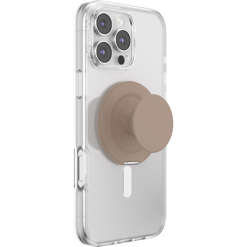 Popsockets MagSafe Kick-Out Grip & Stand (Aluminum Radial - Latte)