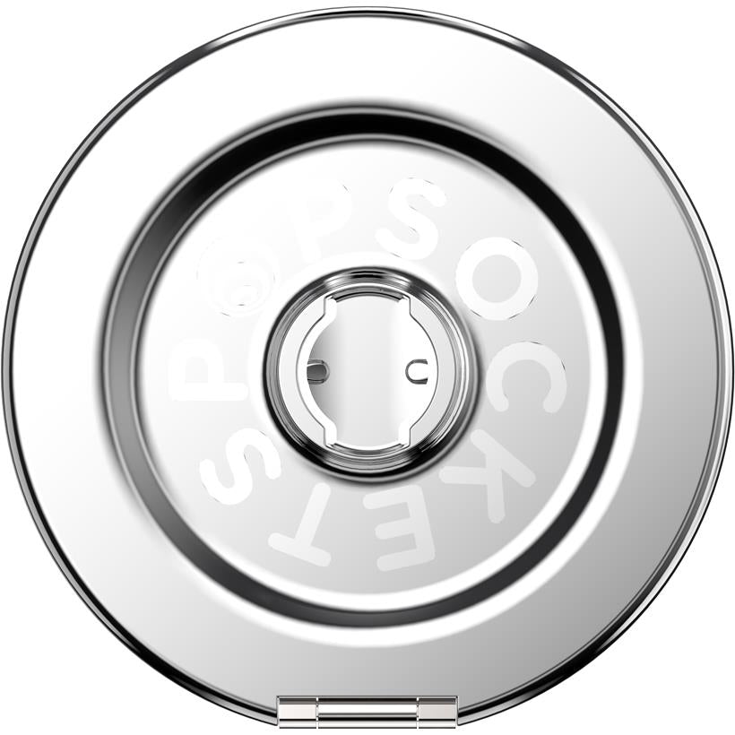 Popsockets MagSafe Kick-Out Grip & Stand (Aluminum Radial - Silver)