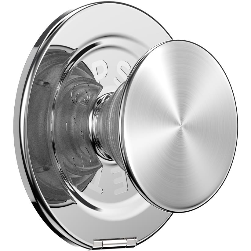 Popsockets MagSafe Kick-Out Grip & Stand (Aluminum Radial - Silver)