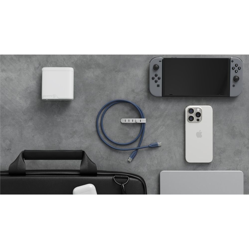 ALOGIC Elements Silicone 240W USB-C Cable [2m] (Dark Blue)