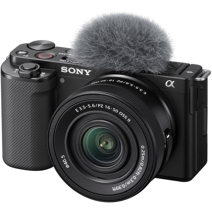 Sony ZV-E10 Mirrorless Vlog Camera with 16-50mm II Lens Kit (Black)