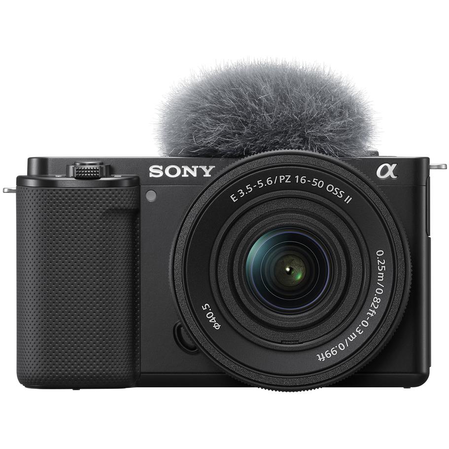 Sony ZV-E10 Mirrorless Vlog Camera with 16-50mm II Lens Kit (Black)