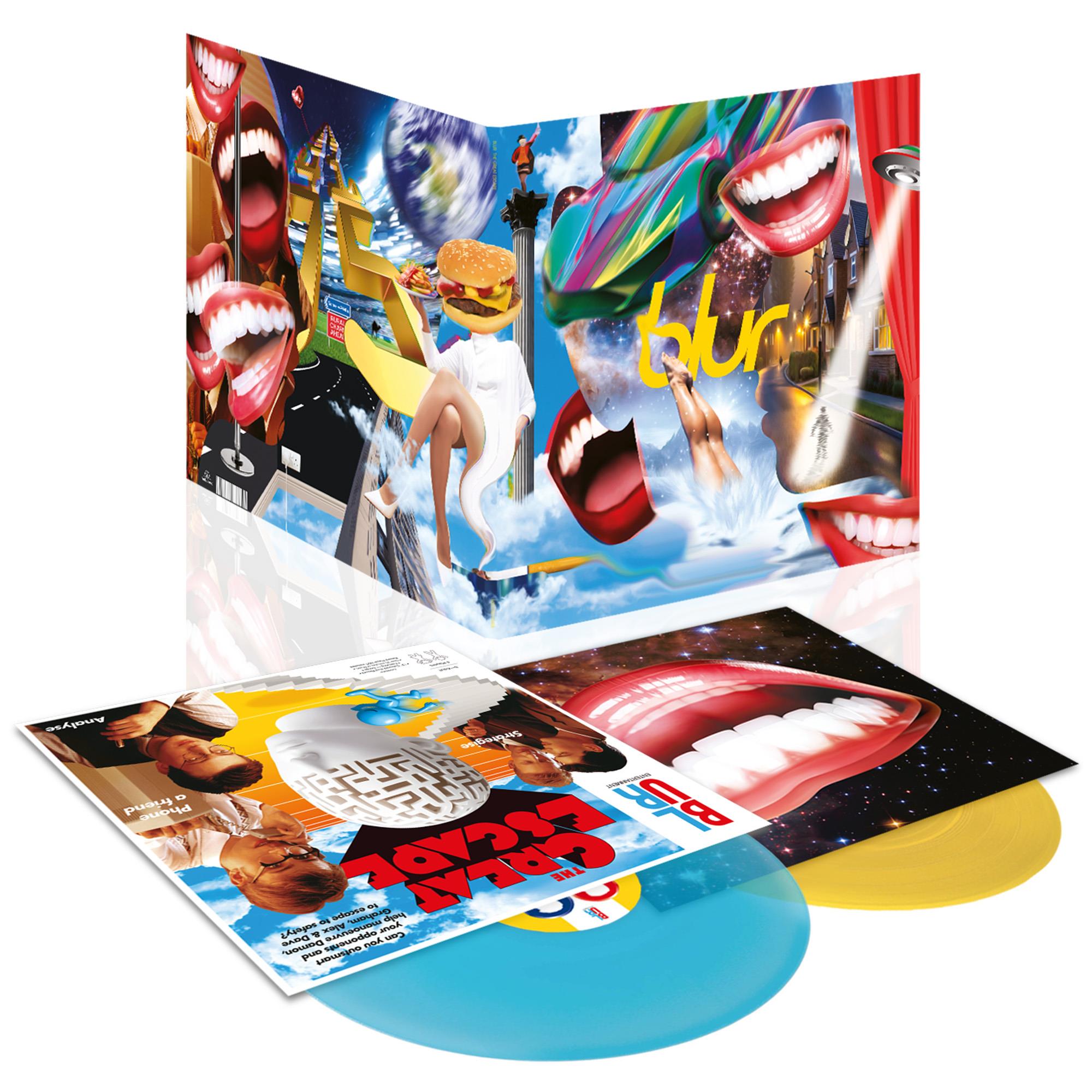 The Great Escape (30th Anniversary Edition Yellow & Blue Vinyl) - By:Blur