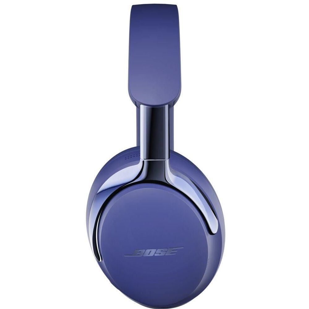 Midnight violet over-ear noise-cancelling headphones with glossy headband