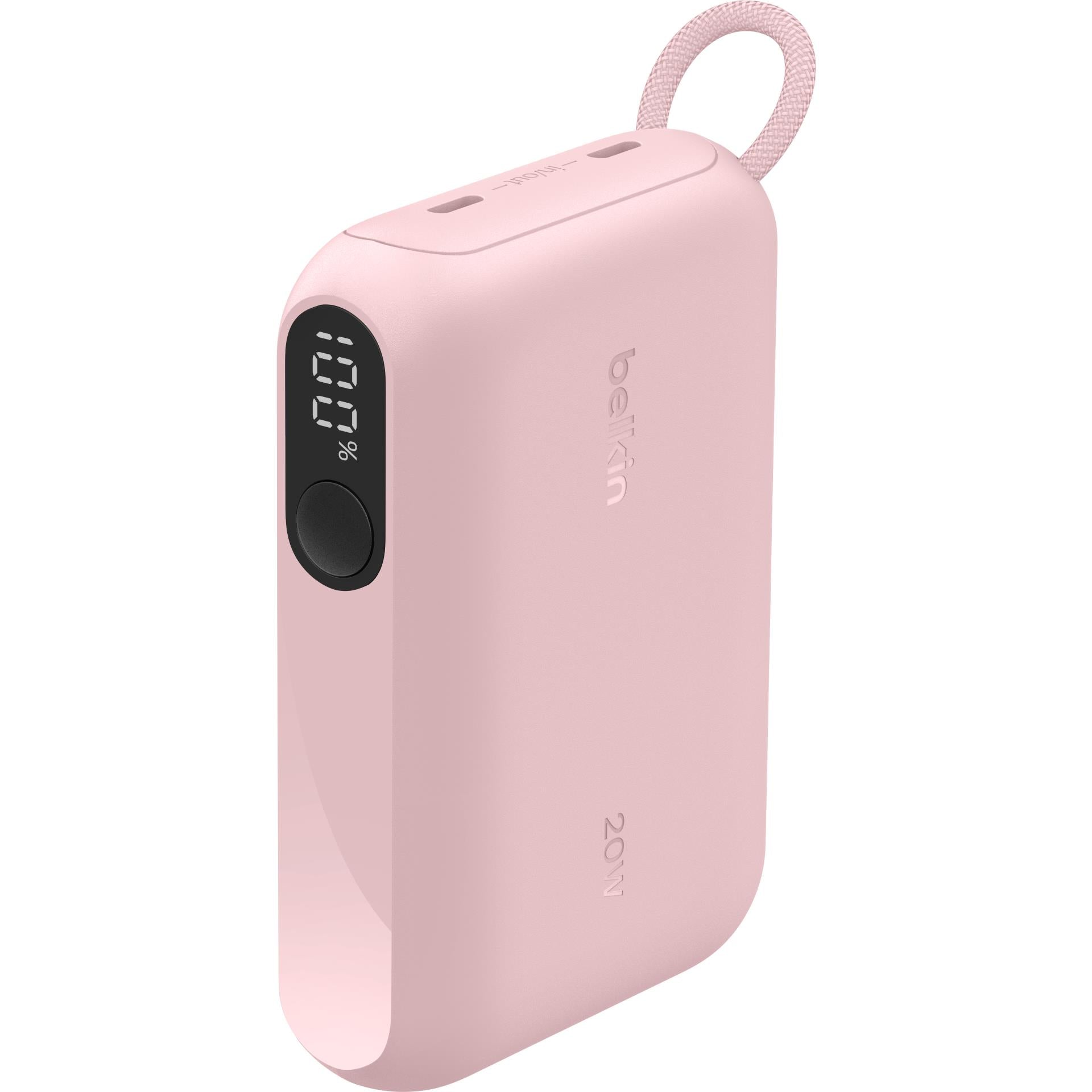 BELKIN BoostCharge Power Bank with Display [10K] (Pink)