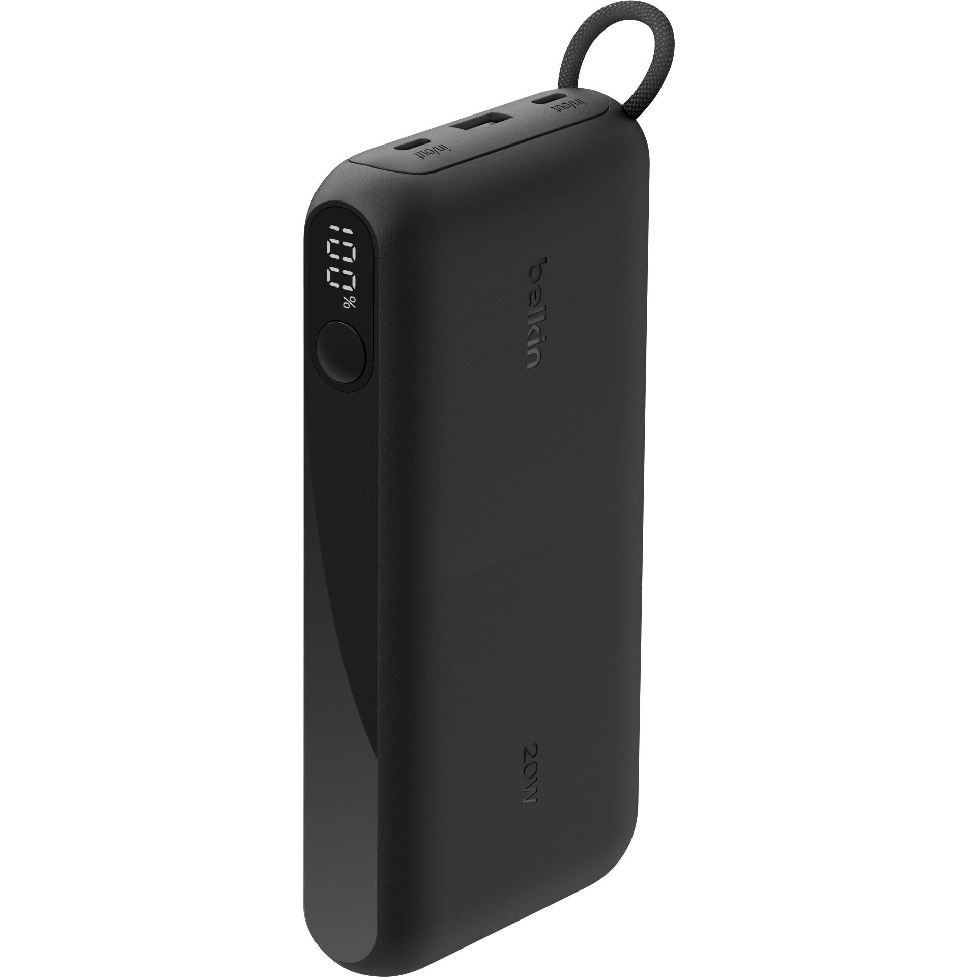 BELKIN BoostCharge Power Bank with Display [20K] (Black)