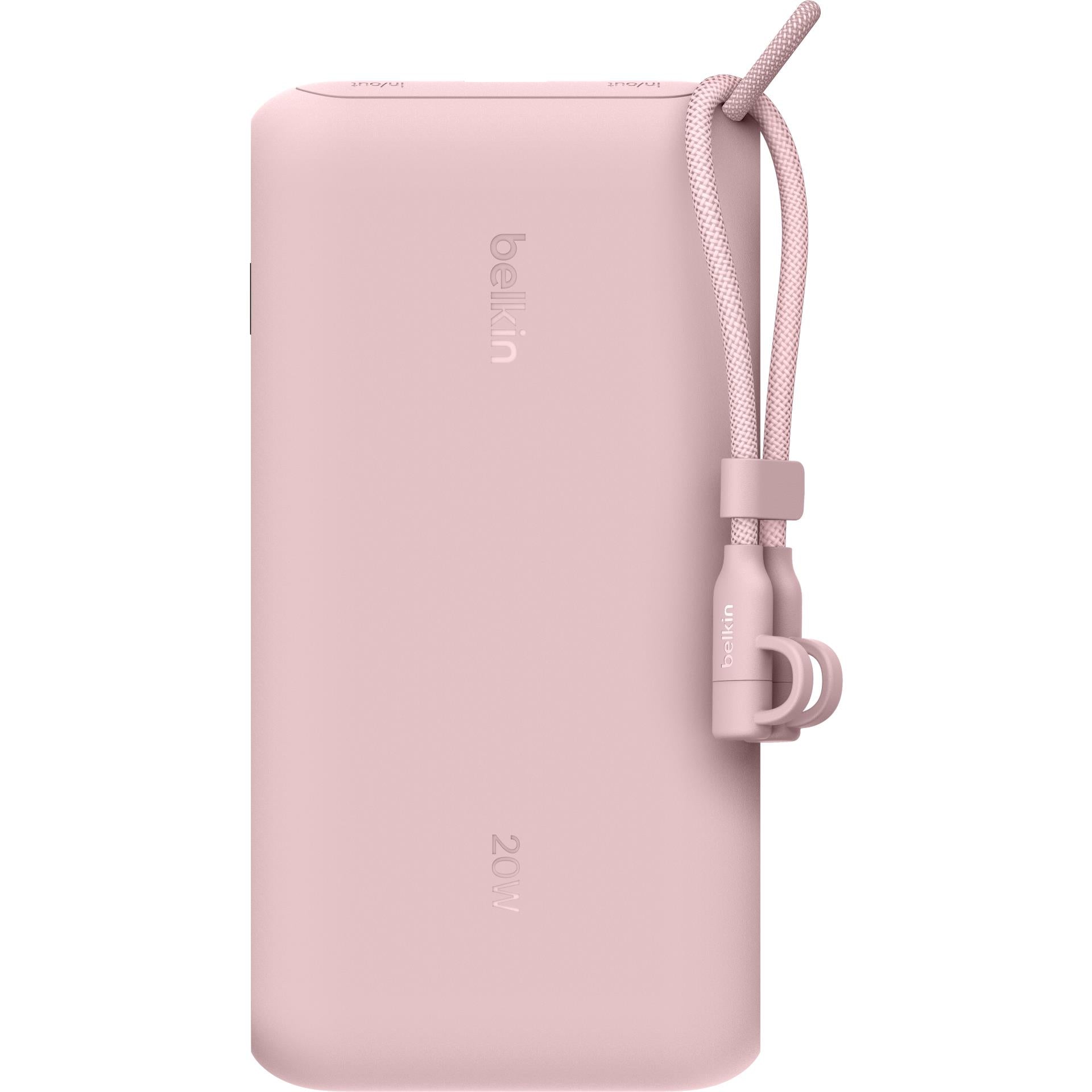 BELKIN BoostCharge Power Bank with Display [20K] (Pink)