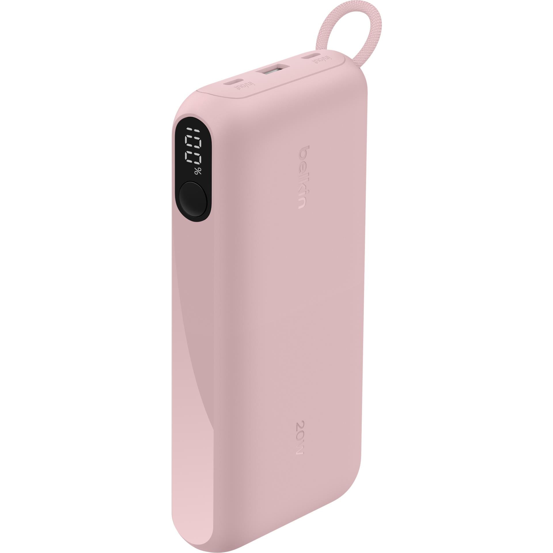BELKIN BoostCharge Power Bank with Display [20K] (Pink)