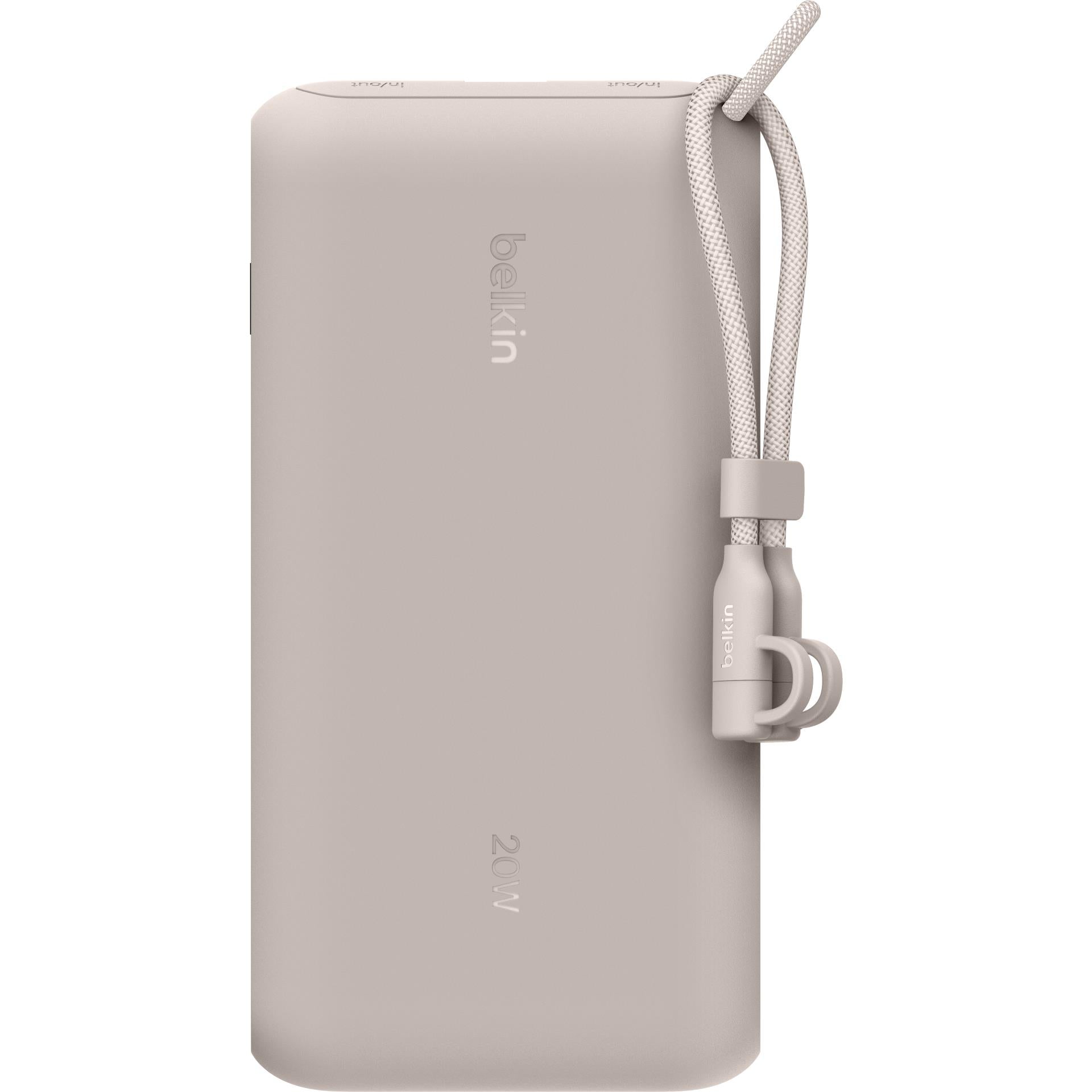 BELKIN BoostCharge Power Bank with Display [20K] (Sand)