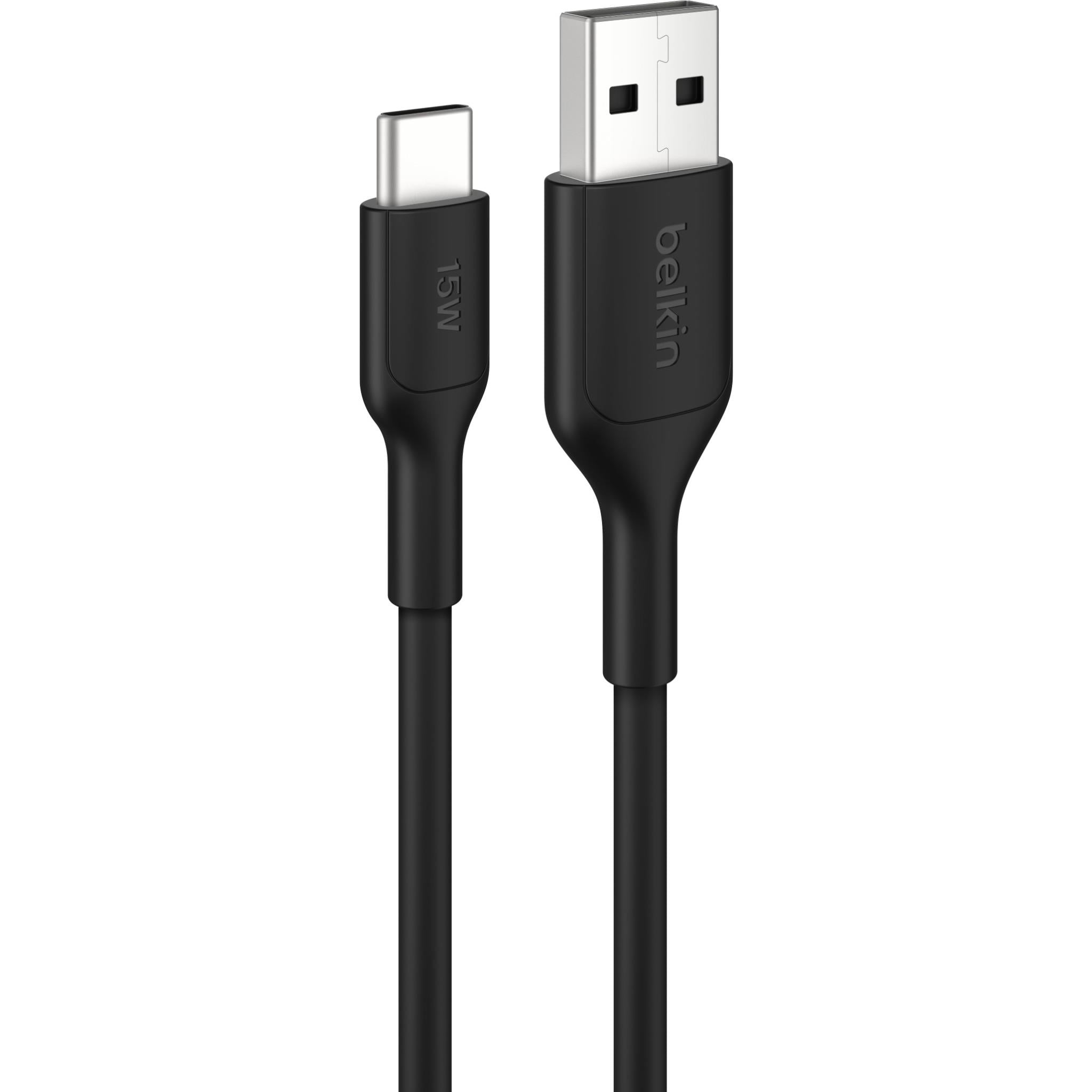 Belkin BoostCharge USB-A to USB-C Cable 15W [2m] (Black)