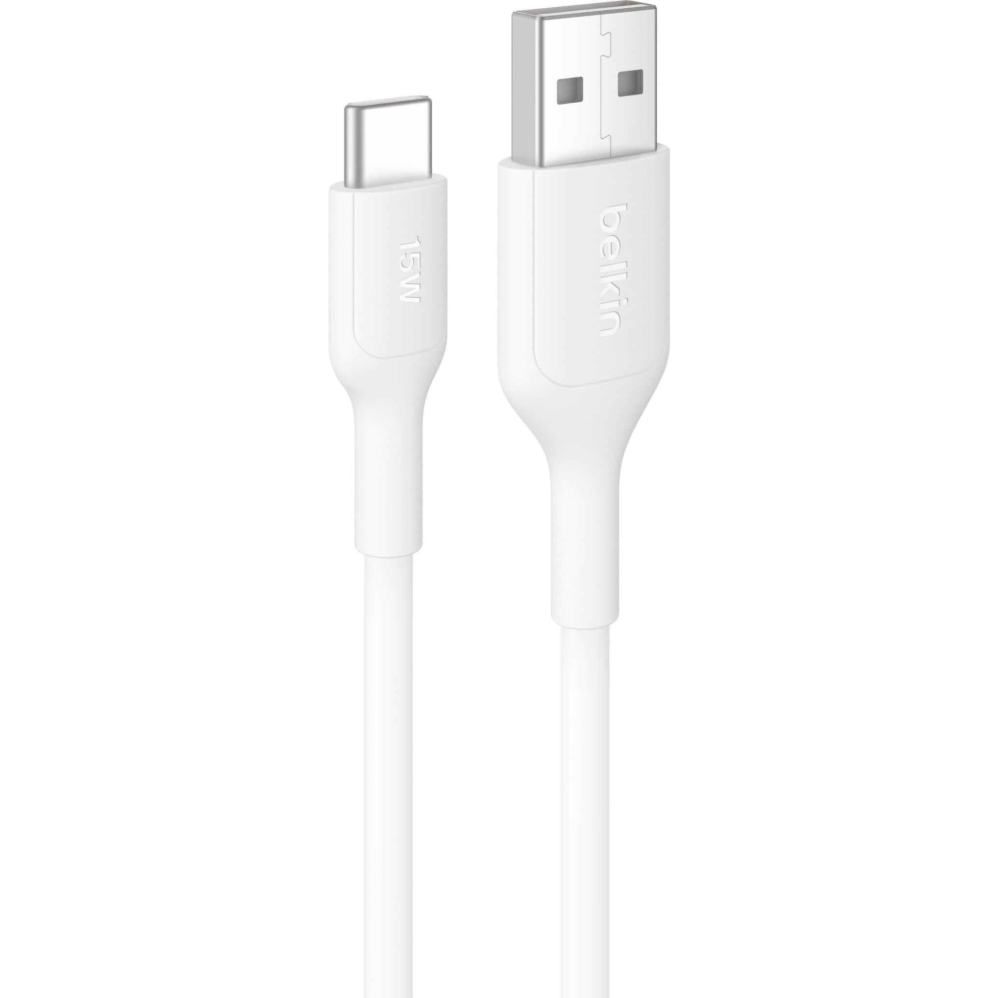 Belkin BoostCharge USB-A to USB-C Cable 15W [2m] (White)