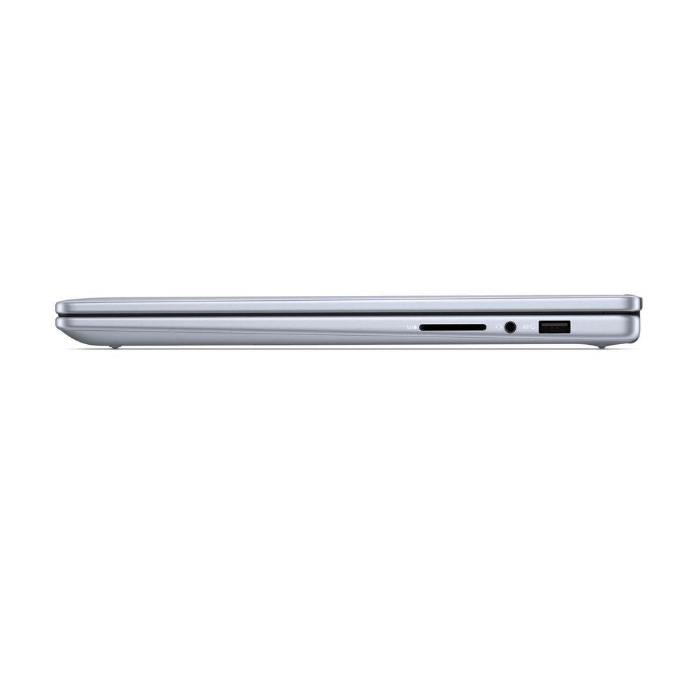 Dell Inspiron 7440 2-in-1 laptop thin side profile, power and USB ports