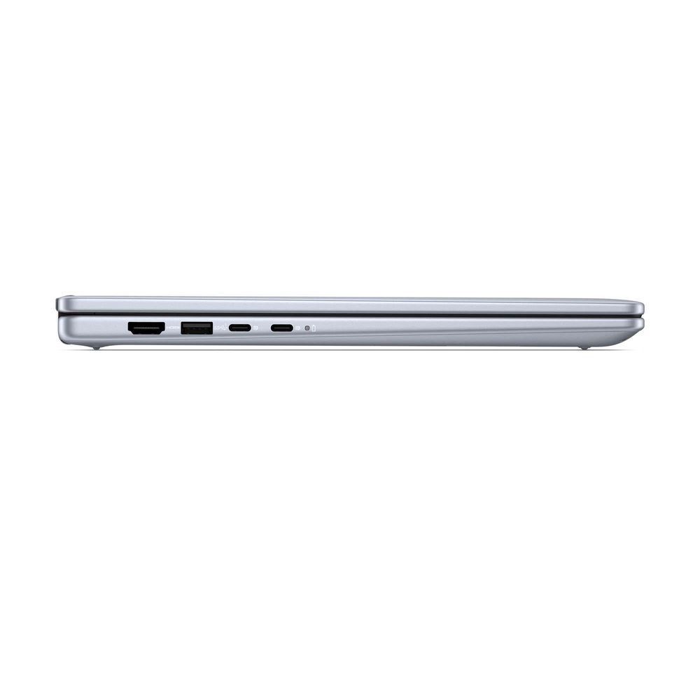 Dell Inspiron 7440 2-in-1 laptop opposite side profile, multiple ports along edge