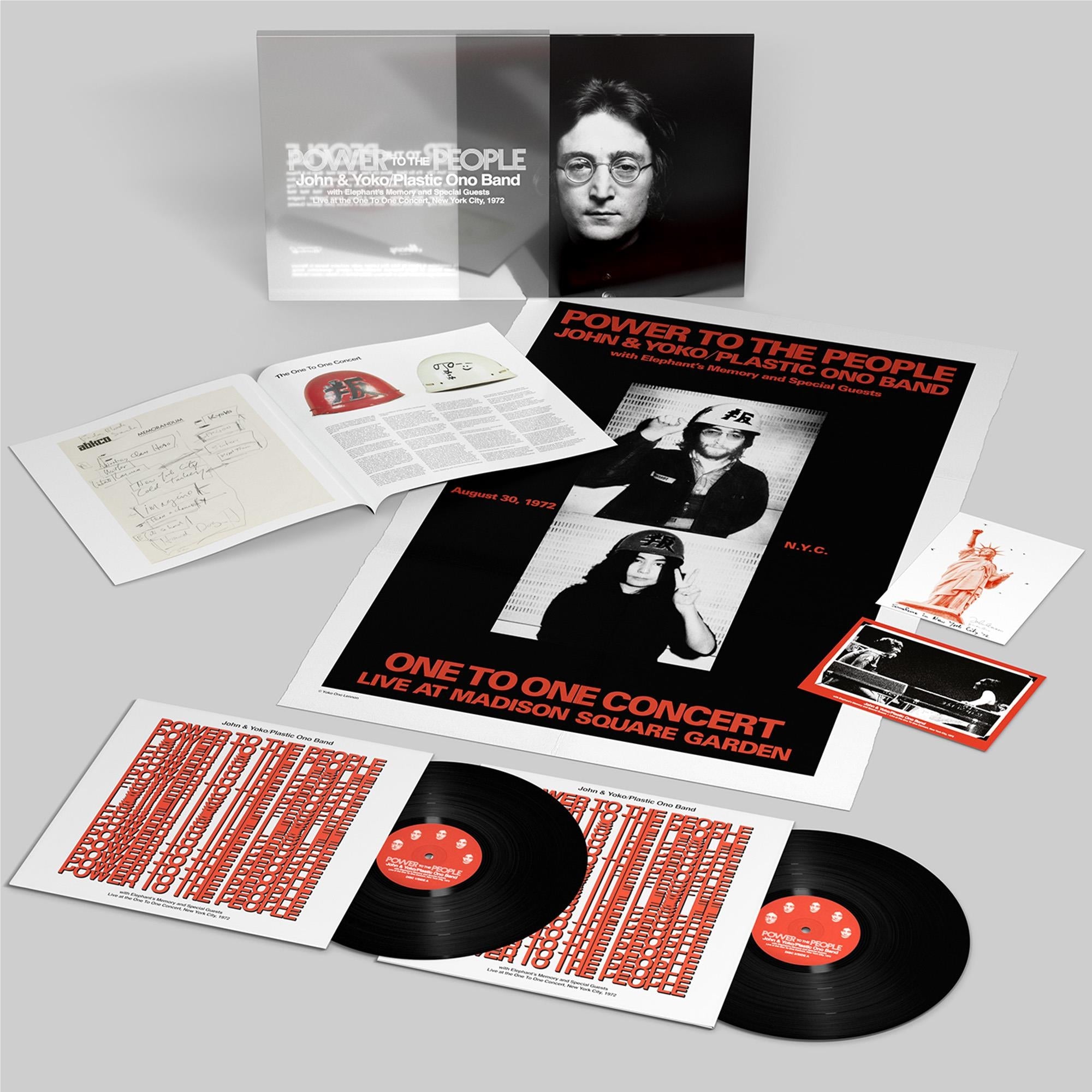 Power To The People (Vinyl) - By: John & Yoko/plastic Ono Band, With Elephant's Memory & Special Guests