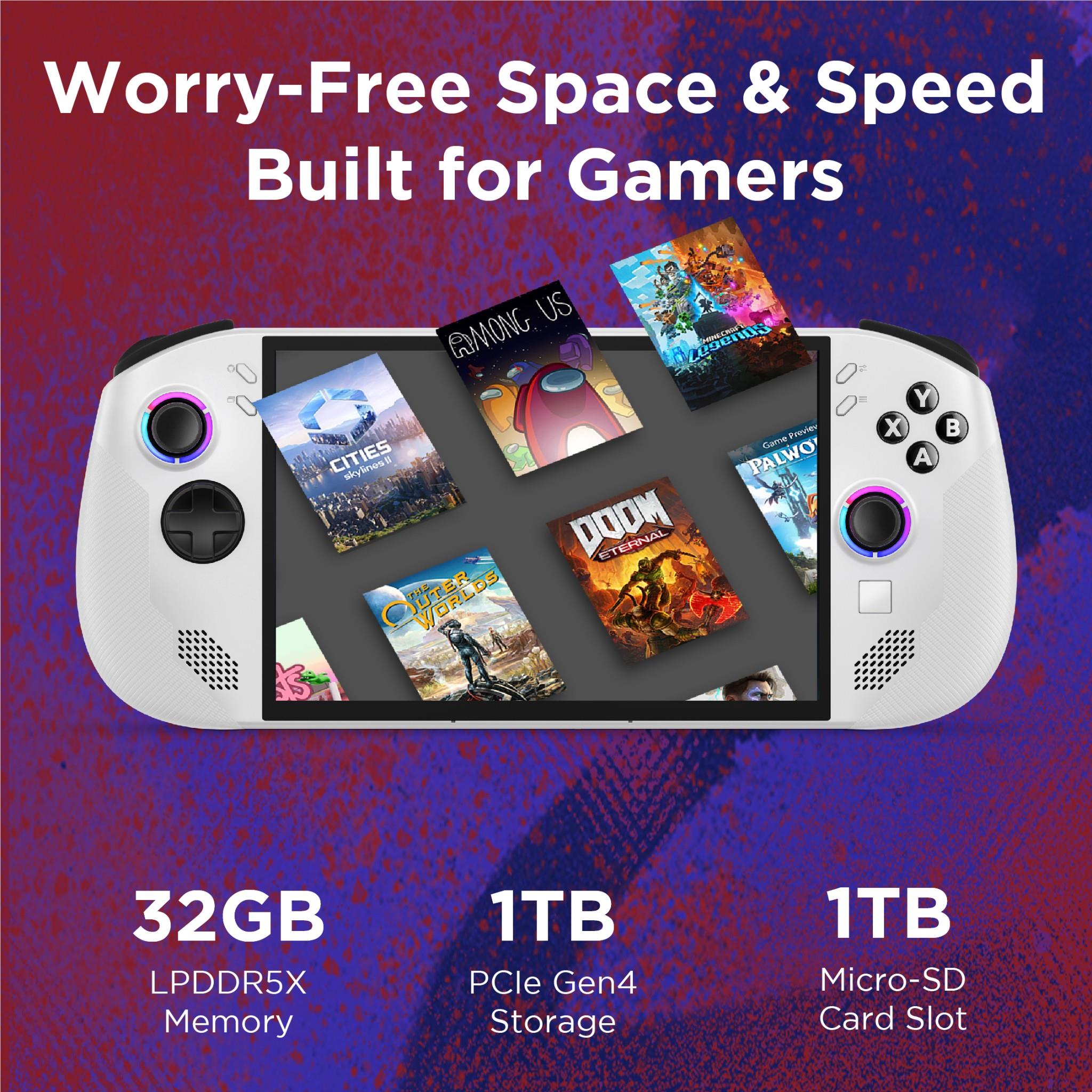 Lenovo Legion Go S Handheld Gaming PC (Glacier White) (1TB)