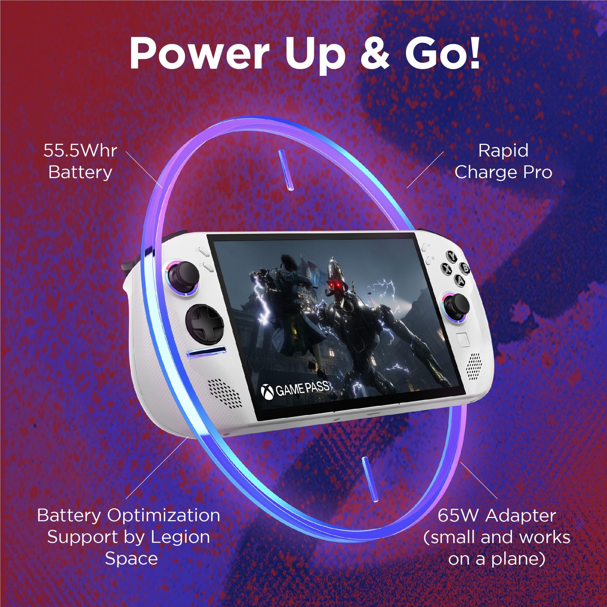 Lenovo Legion Go S Handheld Gaming PC (Glacier White) (1TB)