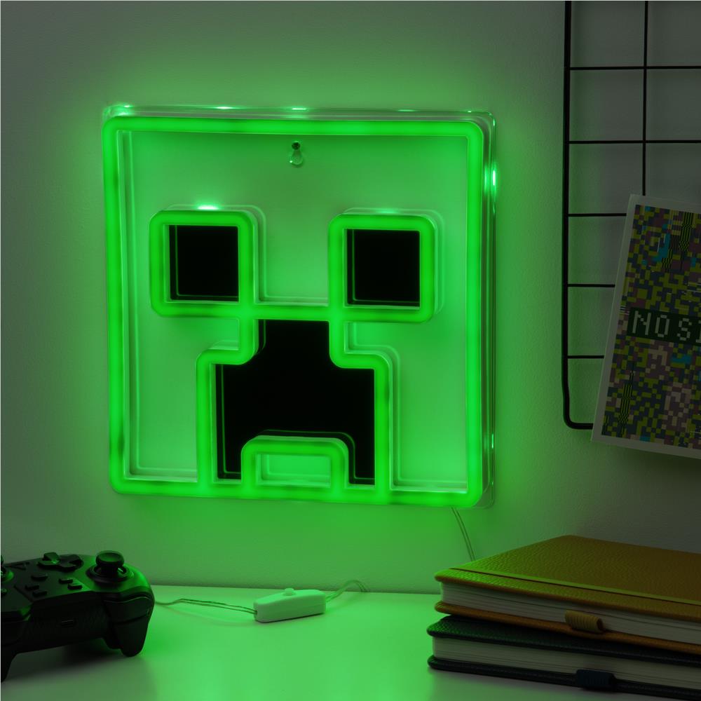 Paladone LED Neon Light (Minecraft Creeper)