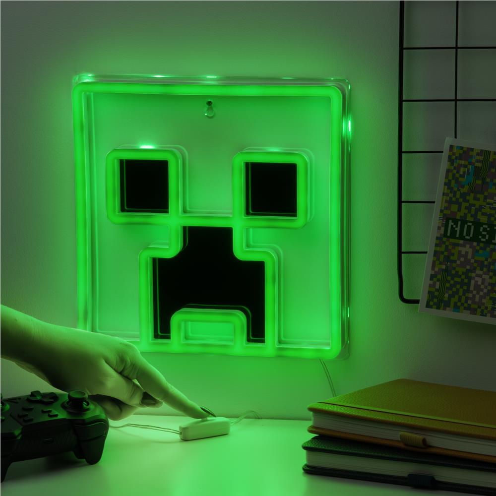 Paladone LED Neon Light (Minecraft Creeper)