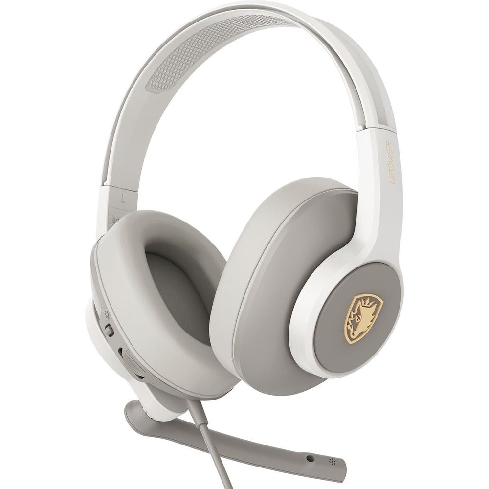 SADES Upower Wired Gaming Headset (White)