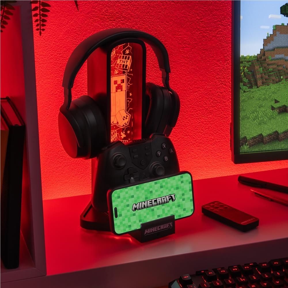 Paladone Desk Headphone Light Stand (Minecraft)