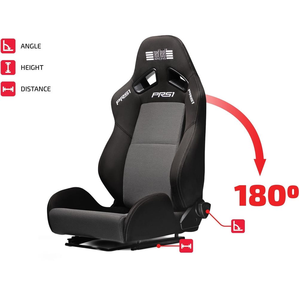 Next Level Racing PRS1 Performance Reclining Seat (Grey/Black)