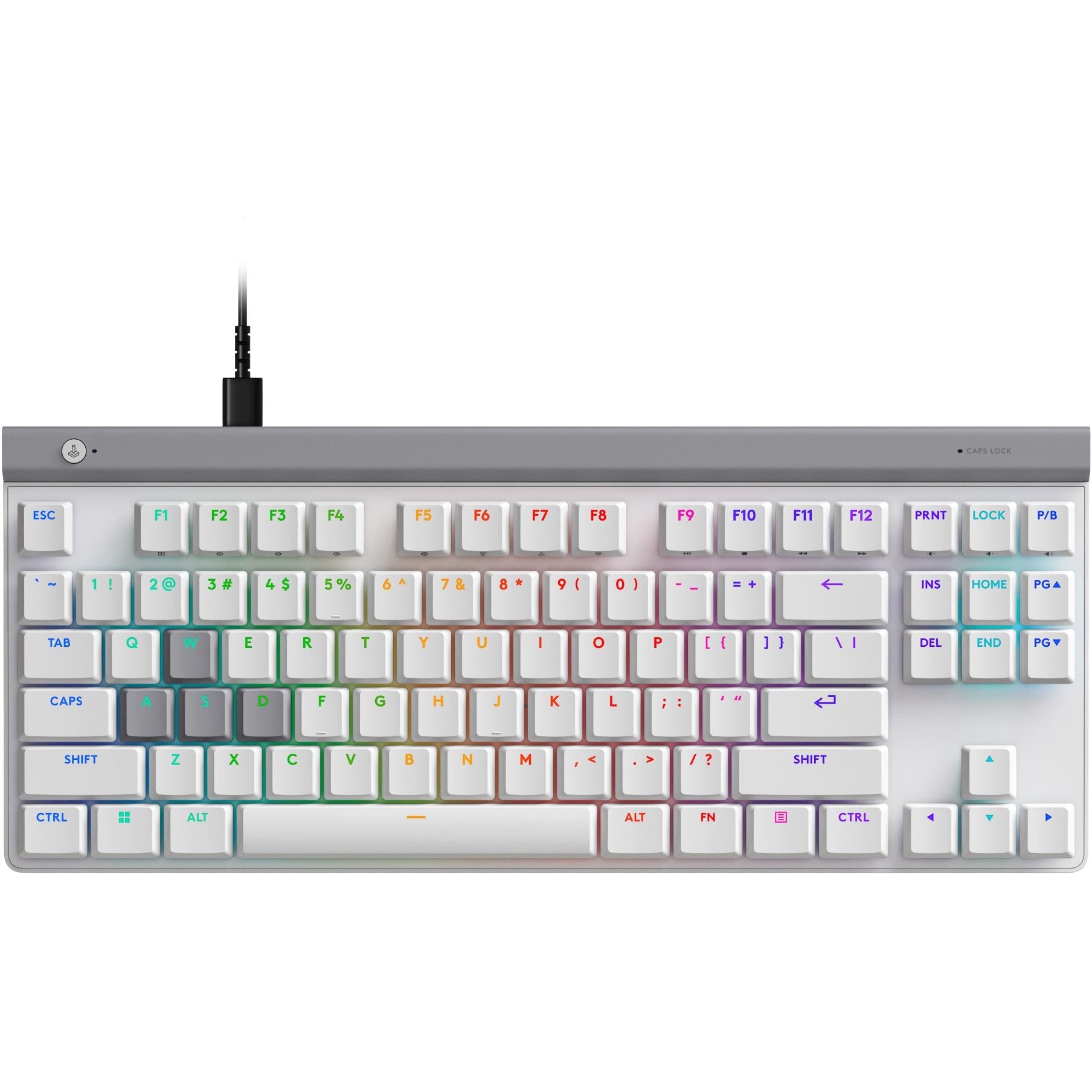 Logitech G G515 RAPID TKL Wired Gaming Keyboard (White)