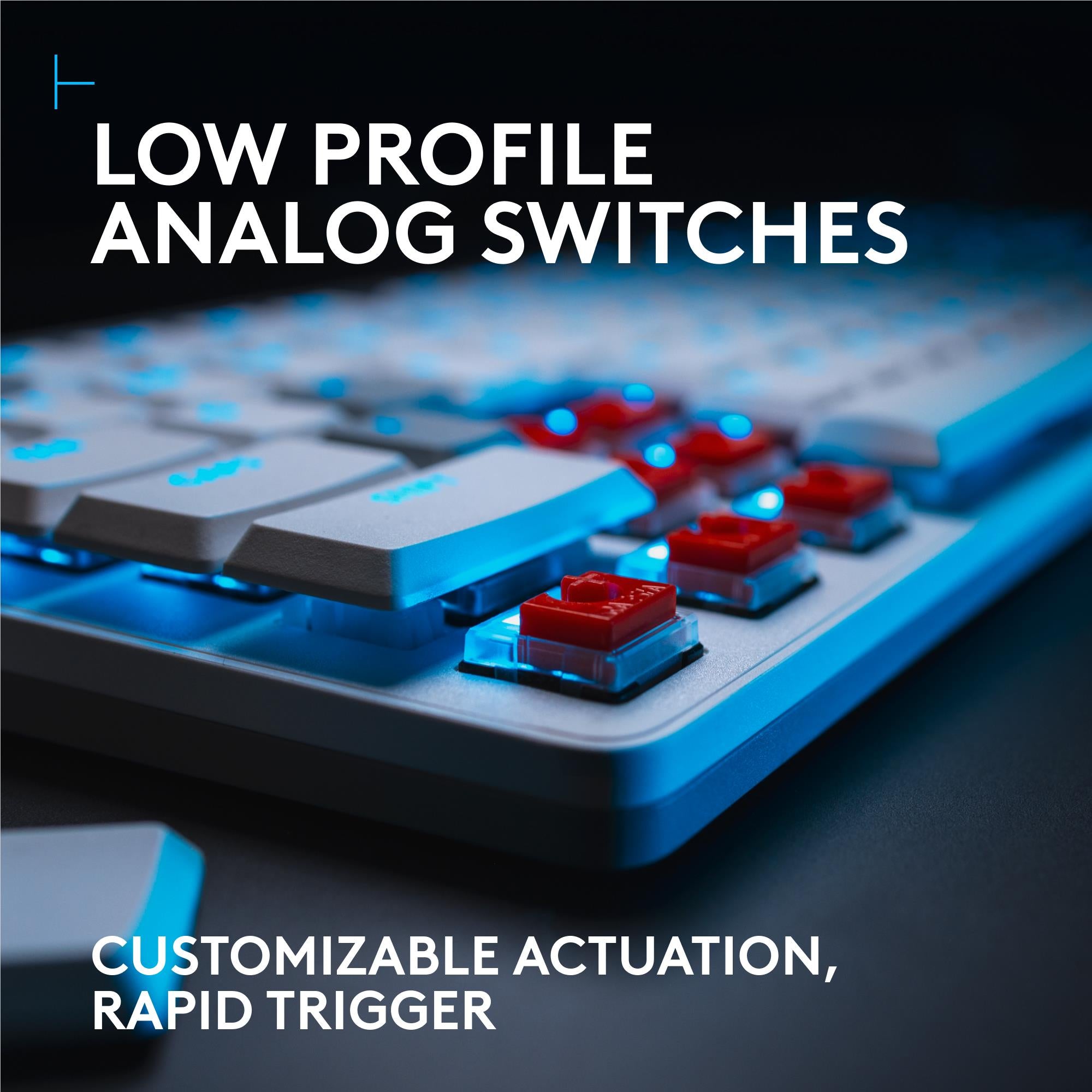 Logitech G G515 RAPID TKL Wired Gaming Keyboard (White)