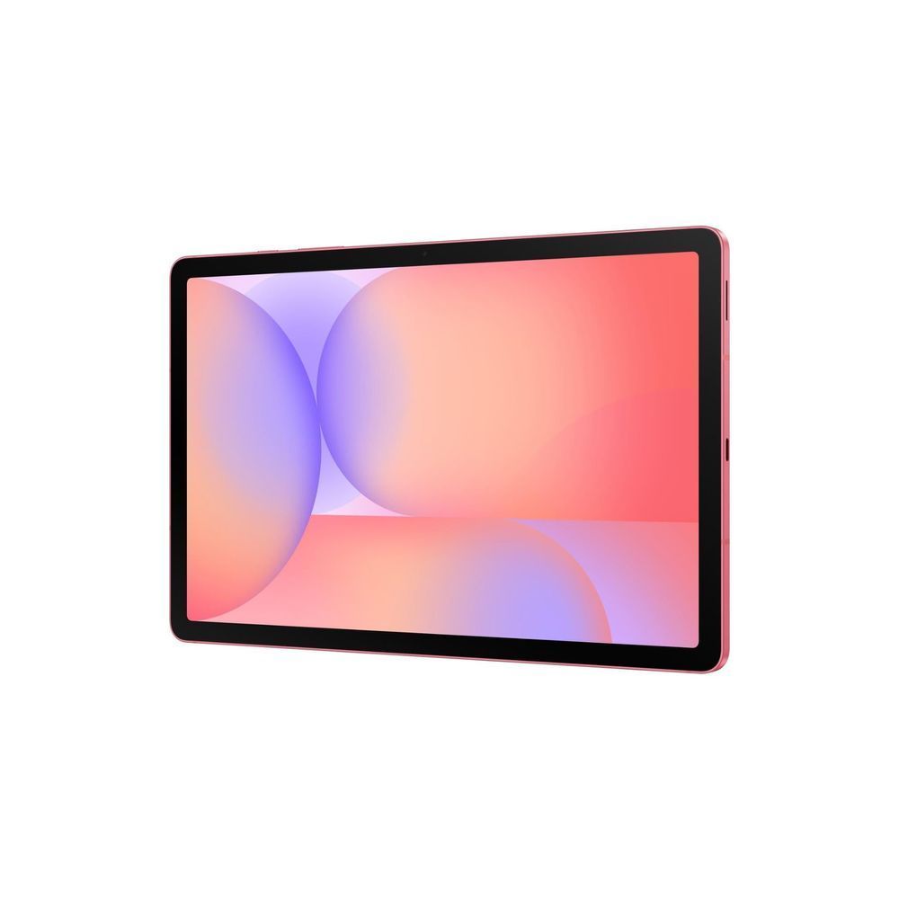 Coral red Galaxy Tab S10 Lite tablet front with colorful display